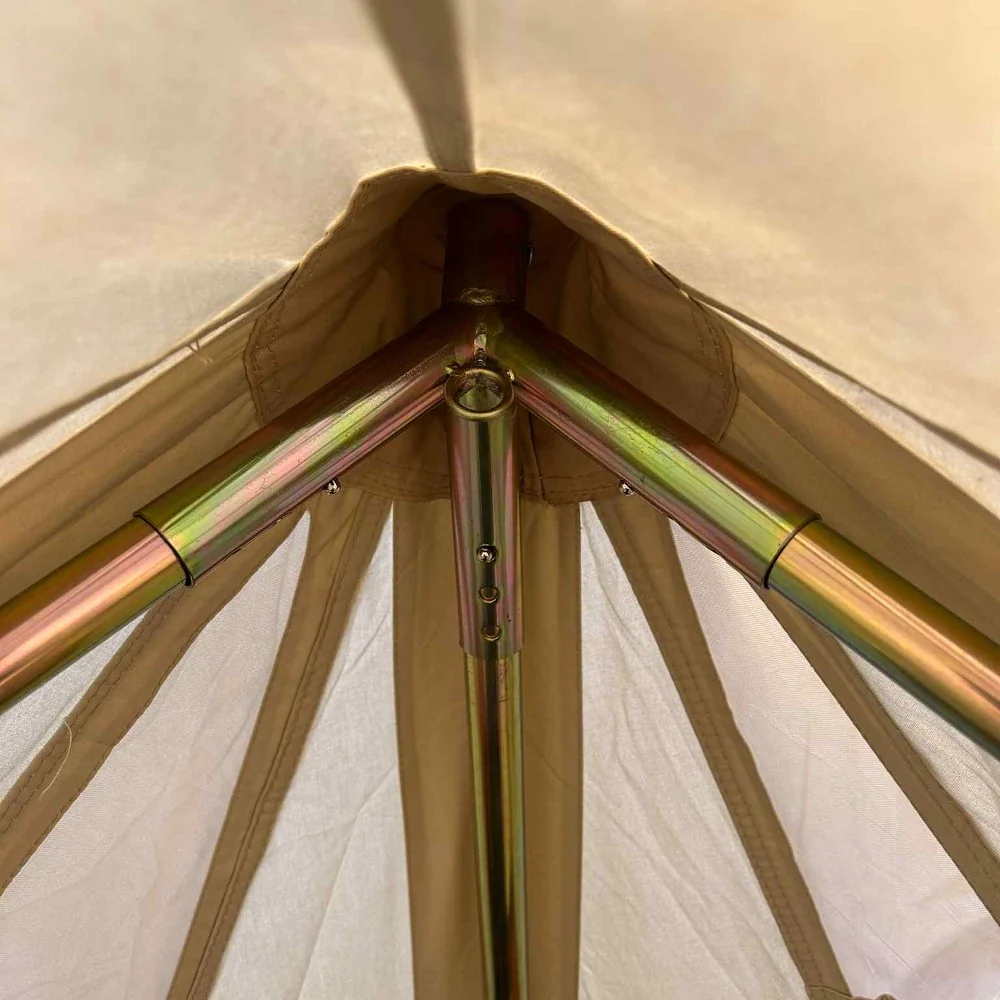 3m Bell Tent Fireproof With Stove Hole & Flap (No Centre Pole) - Image 13