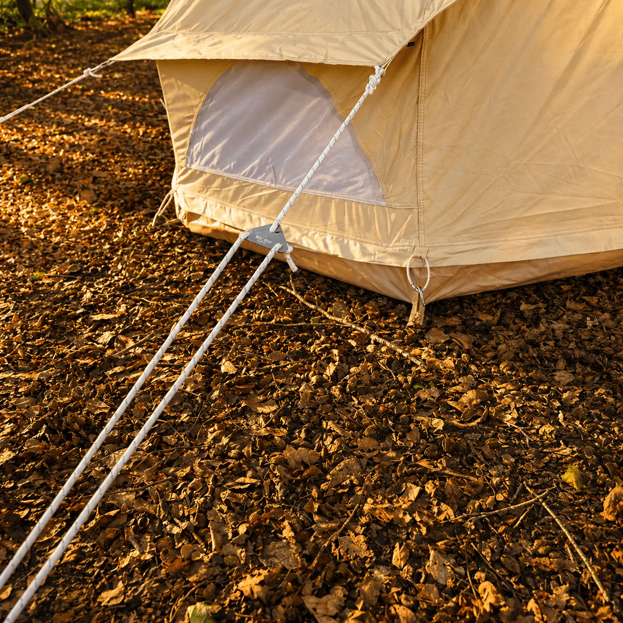 3m Bell Tent Fireproof With Stove Hole & Flap (No Centre Pole) - Image 3