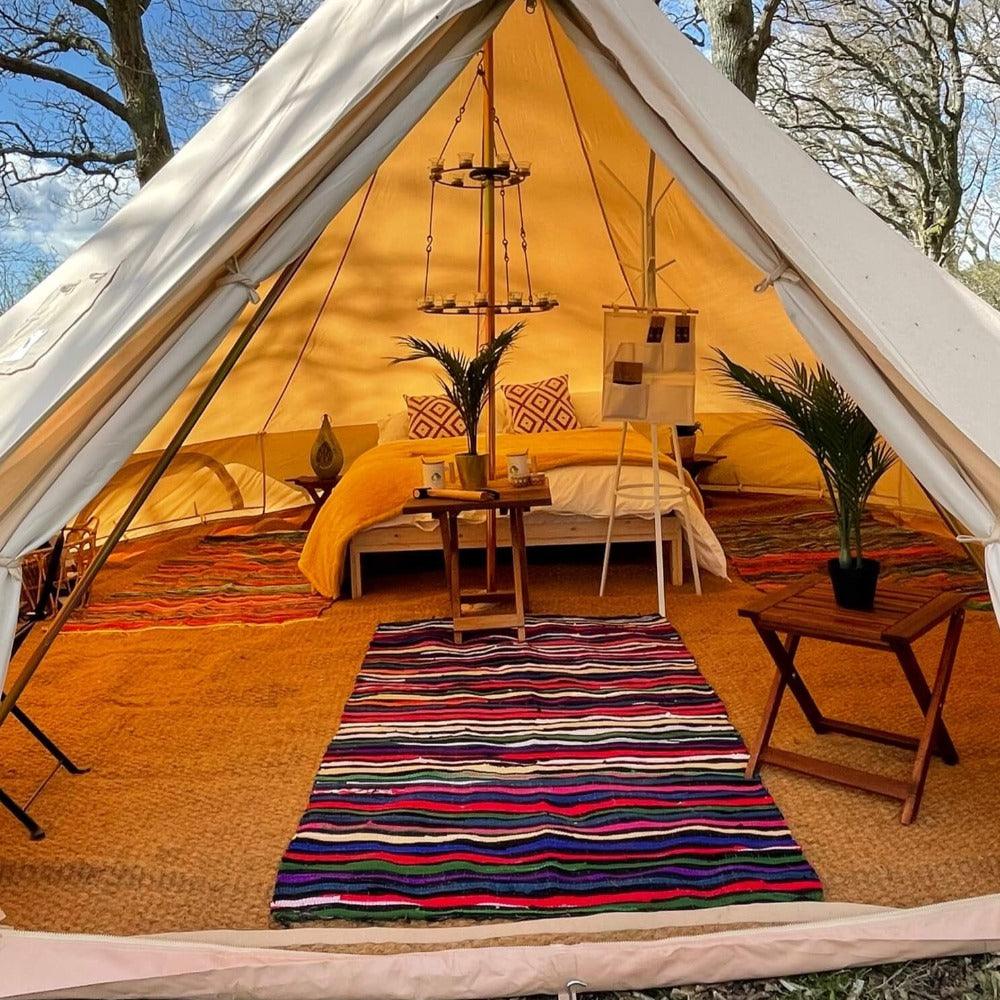 5m Fireproof Bell Tent With Stove Hole & Flap - Image 13